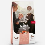 Gentle, hypoallergenic Salmon & Rice nutrition for sensitive adult dogs