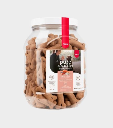 MERA Pure Sensitive Goody Snacks Salmon and Rice hypoallergenic dog treats