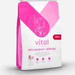 Mera Vital Skin Control – veterinary cat food designed to support skin health and reduce allergy symptoms in cats.